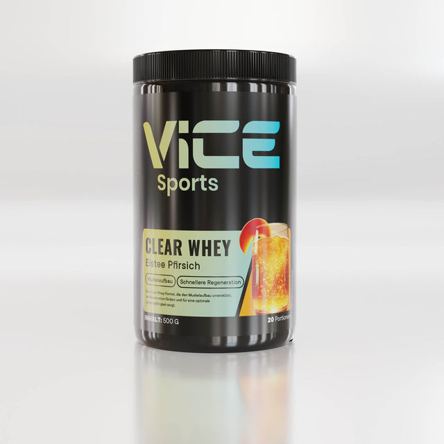 Clear Whey Protein Eistee Pfirsich Vice Sports